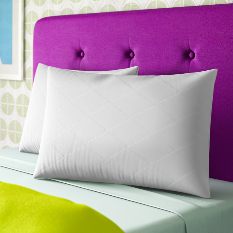 Wayfair Basics™ Quilted Pair of Pillow Protectors with Zippered Closing
